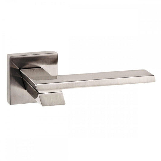 Atlantic UK Hardware Satin Nickel Pari Giovanni Designer Lever on Flush Square Rose SP203SN