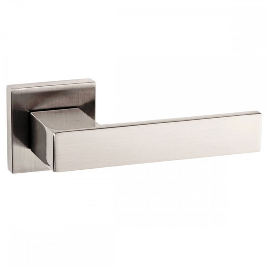 Atlantic UK Hardware Satin Nickel Pari Panetti Designer Lever on Flush Square Rose SP217SN