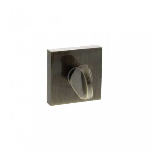 Atlantic UK Hardware Status Antique Brass WC Turn & Release on Square Rose S4WCSAB