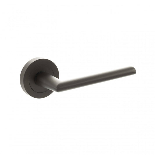 Atlantic UK Hardware Status Urban Dark Bronze Alabama Lever Door Handle on Round Rose S43RUDB