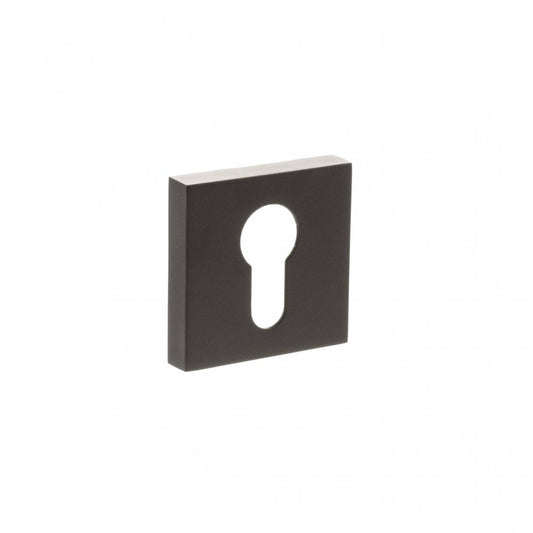 Atlantic UK Hardware Status Urban Dark Bronze Euro Escutcheons On Square Rose S4ESCESUDB