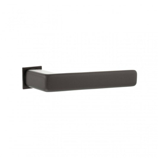 Atlantic UK Hardware Titanium Tupai Rapido 5S Line Portel Lever Door Handle on Concealed Square Rose T3095CSTT