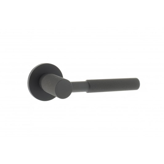 Atlantic UK Hardware Urban Dark Bronze Mason Designer Lever on 5mm Slimline Round Rose MHSR500UDB