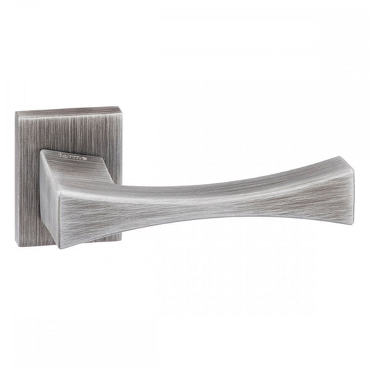 Atlantic UK Hardware Urban Graphite Forme Artemide Designer Lever on Minimal Square Rose FMS213UG