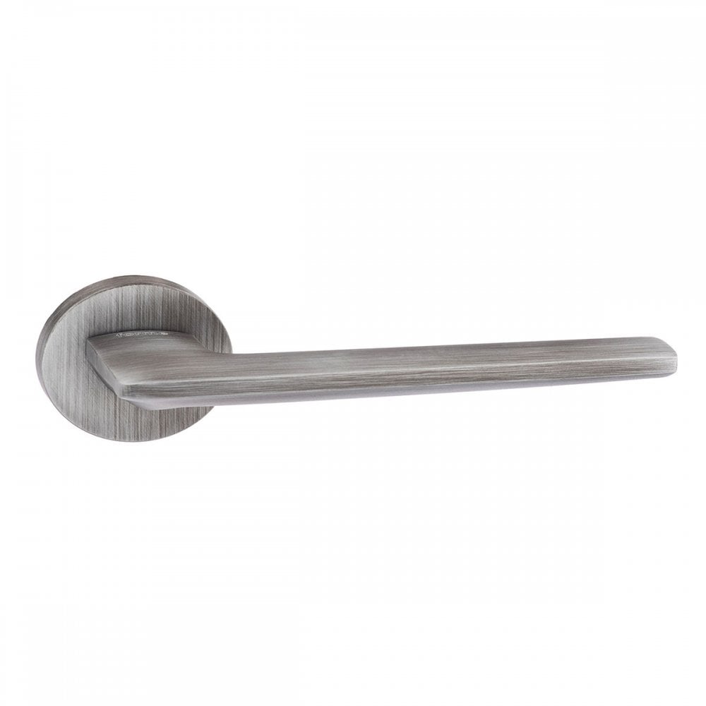 Atlantic UK Hardware Urban Graphite Forme Boston Designer Lever on Minimal Round Rose FMR422UG