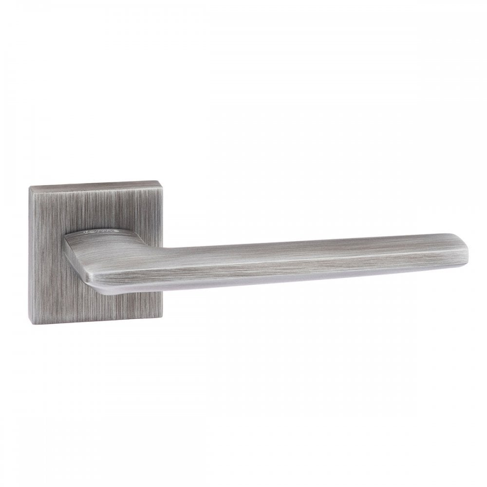 Atlantic UK Hardware Urban Graphite Forme Boston Designer Lever on Minimal Square Rose FMS422UG