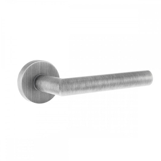Atlantic UK Hardware Urban Graphite Forme Elle Designer Lever on Minimal Round Rose FMR236UG