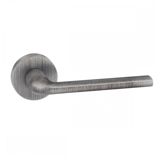 Atlantic UK Hardware Urban Graphite Forme Milly Designer Lever on Minimal Round Rose FMR133UG