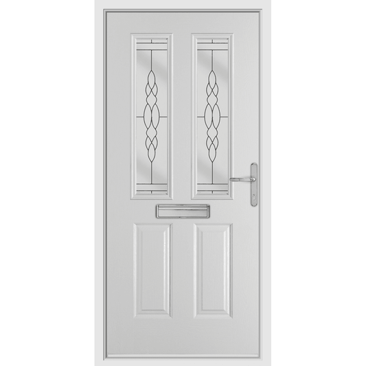 BCD Anthracite Grey Composite Lever Handle Door With Anthracite Frame 966X2041MM #1201