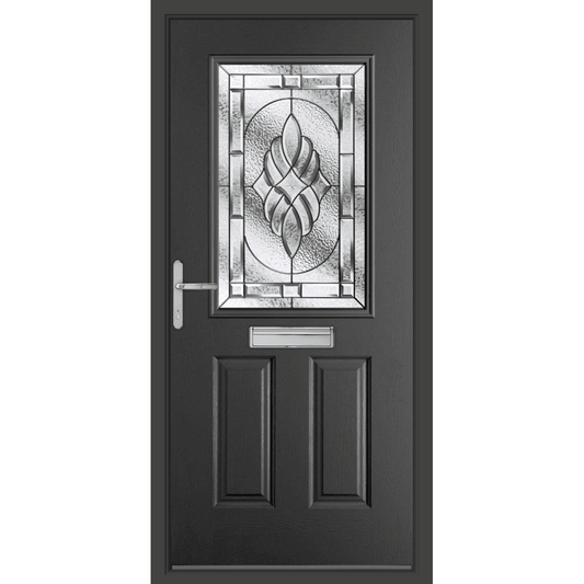 BCD Anthracite Grey Lever Composite Door With Matching Frame 996X2085MM #1012
