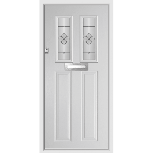 BCD Black Composite Finger Pull Door With Black Frame 1000X2027MM #1022