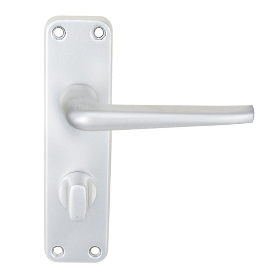 Carlisle Brass Aluminium Lever on Lock Backplate Bathroom Blister Pack SAA21WC/BP