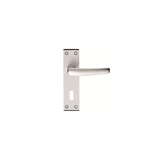 Carlisle Brass Aluminium MIAL Bathroom Blister Pack 150x38mm Lever on backplate SAA60WC/BP