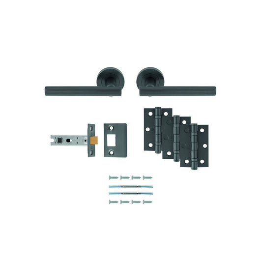 Carlisle Brass Anthracite Faro Latch Pack - Ultimate Door Pack UDP011ANT/INTB