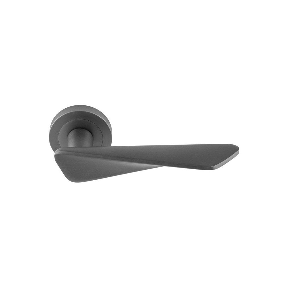Carlisle Brass Anthracite Intona Lever on Round Rose Handle IN5ANT