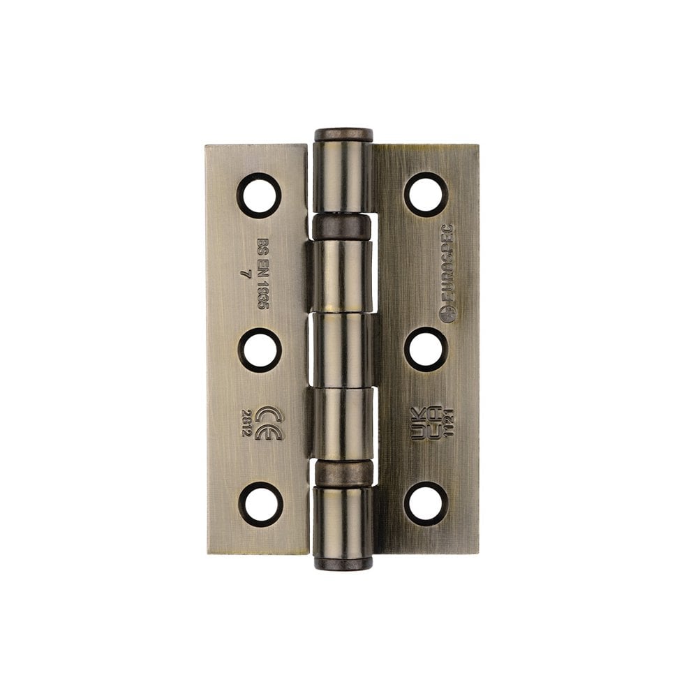 Carlisle Brass Antique Brass Grade 7 Ball Bearing Hinge HIN1322/7AB