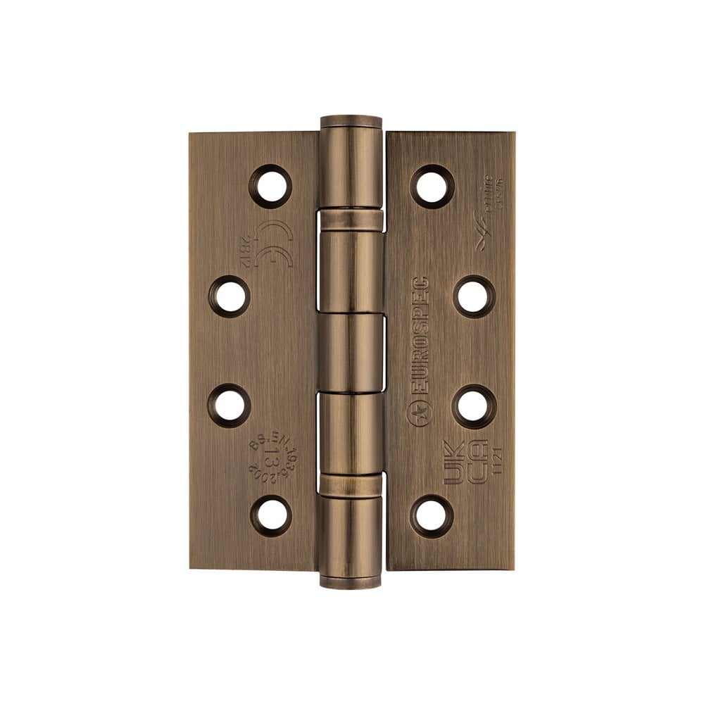 Carlisle Brass Antique Brass Square Grade 13 Ball Bearing P Hinge HIN1433P/13AB