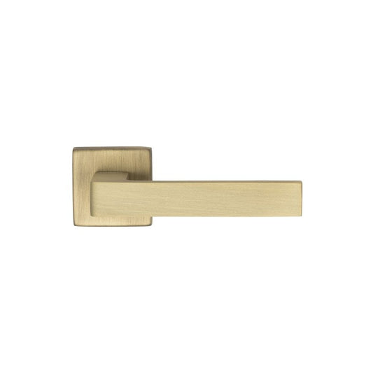 Carlisle Brass Antique Brass Techna Lever on Square Rose TC5AB