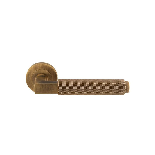 Carlisle Brass Antique Brass Terazzo Lever On Round Rose EUL060AB