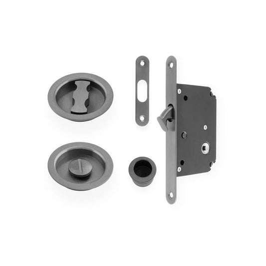 Carlisle Brass AW Dark Bronze PVD Radius Sliding Door Locking Set AW110RDBZPVD