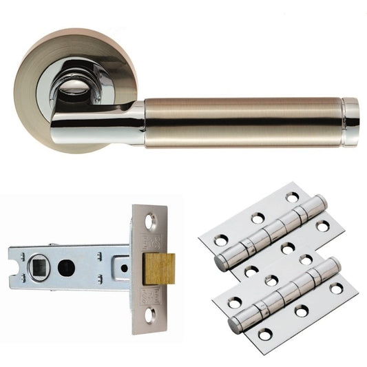 Carlisle Brass Belas Lever on Rose Latch Pack GK006SNCP/INTB