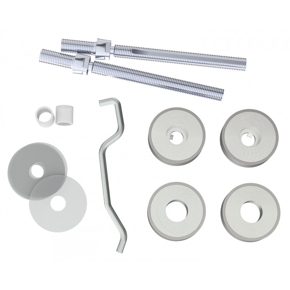 Carlisle Brass Bright Stainless Steel Back To Back Fixing Pack 19mm D BBF1019BSS