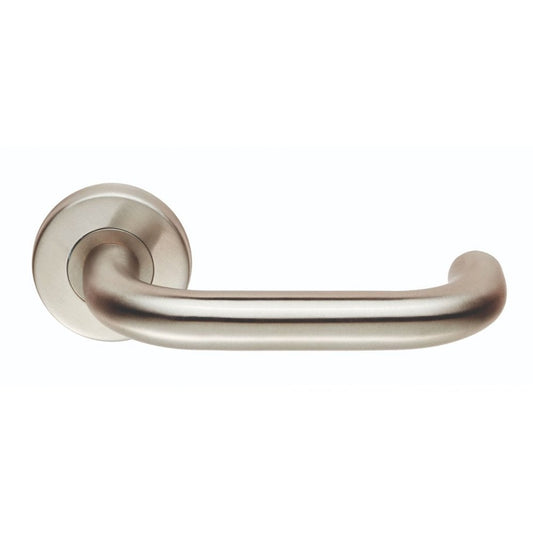Carlisle Brass Bright Stainless Steel Nera Safety Lever on Sprung Rose Grade 201 CSL1190BSS/201