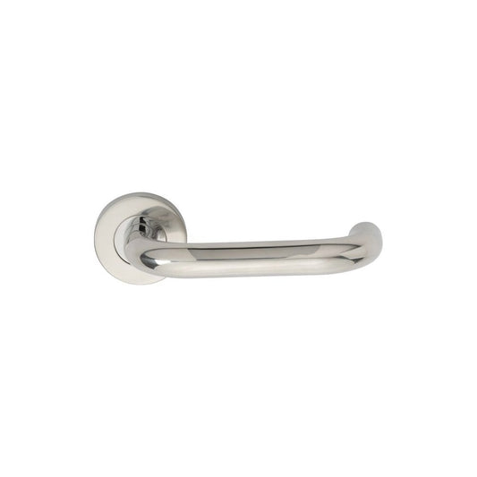 Carlisle Brass Bright Stainless Steel Nera Safety Lever on Sprung Rose Grade 304 Handle CSL1190BSS