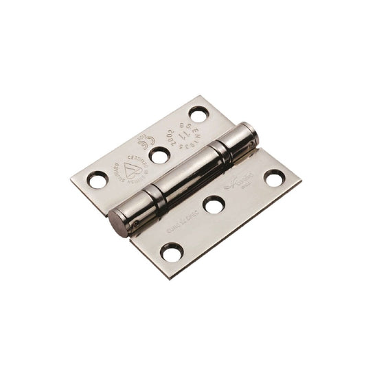Carlisle Brass Bright Stainless Steel Square Grade 11 Ball Bearing Hinge HIN13225/11BSS