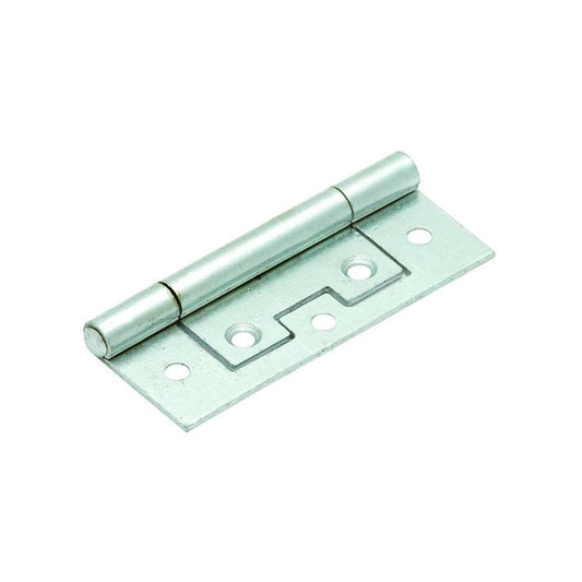 Carlisle Brass Bright Zinc Plated Flush Hinge 100mm IFL100ZP/BP