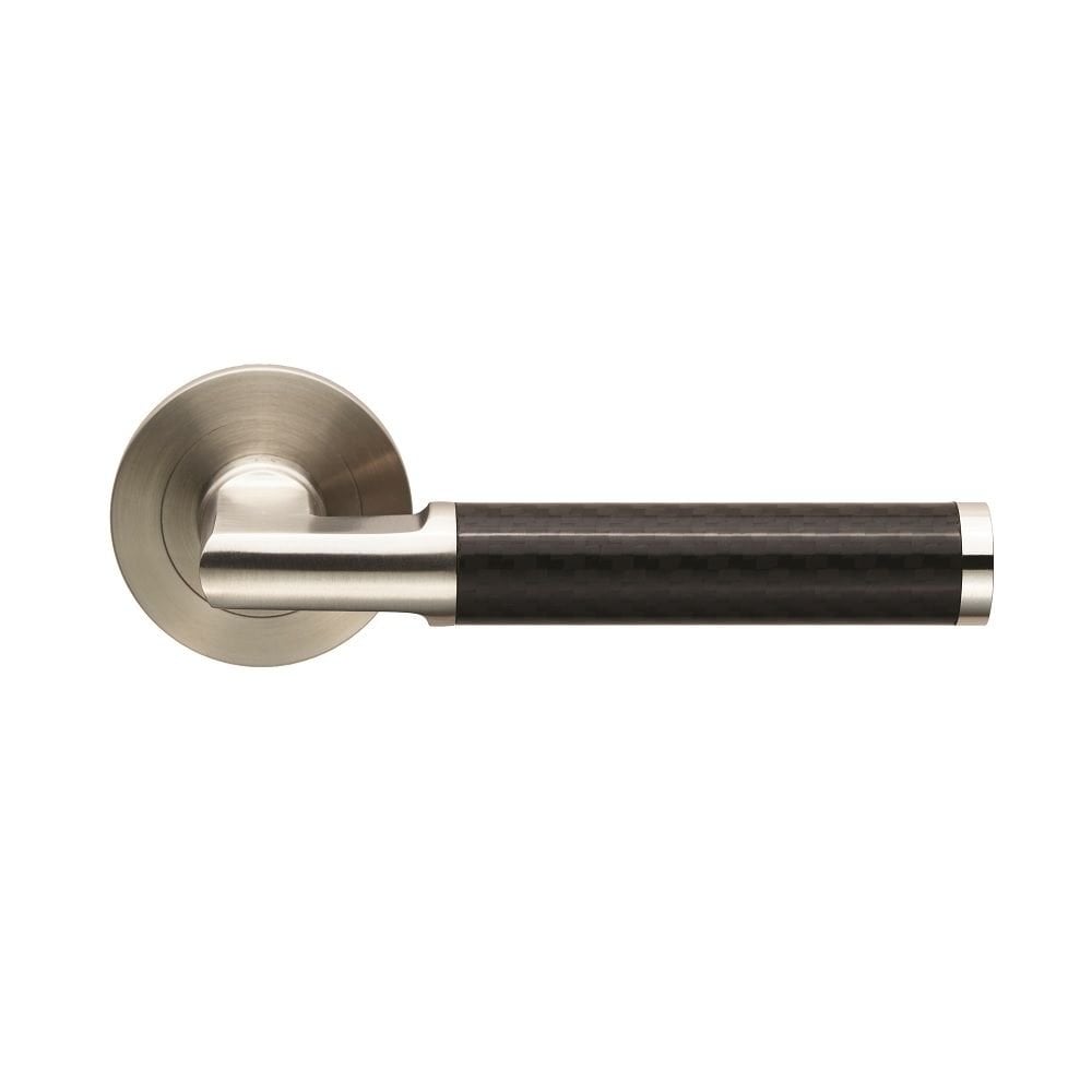 Carlisle Brass Carbon Fibre Lever on Threaded Rose SWL1118SSS