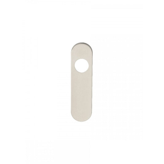 Carlisle Brass Cover Plates to Suit 304 Satin Stainless Steel Safety Lever and Straight Lever Backplate Radius Latch Pla