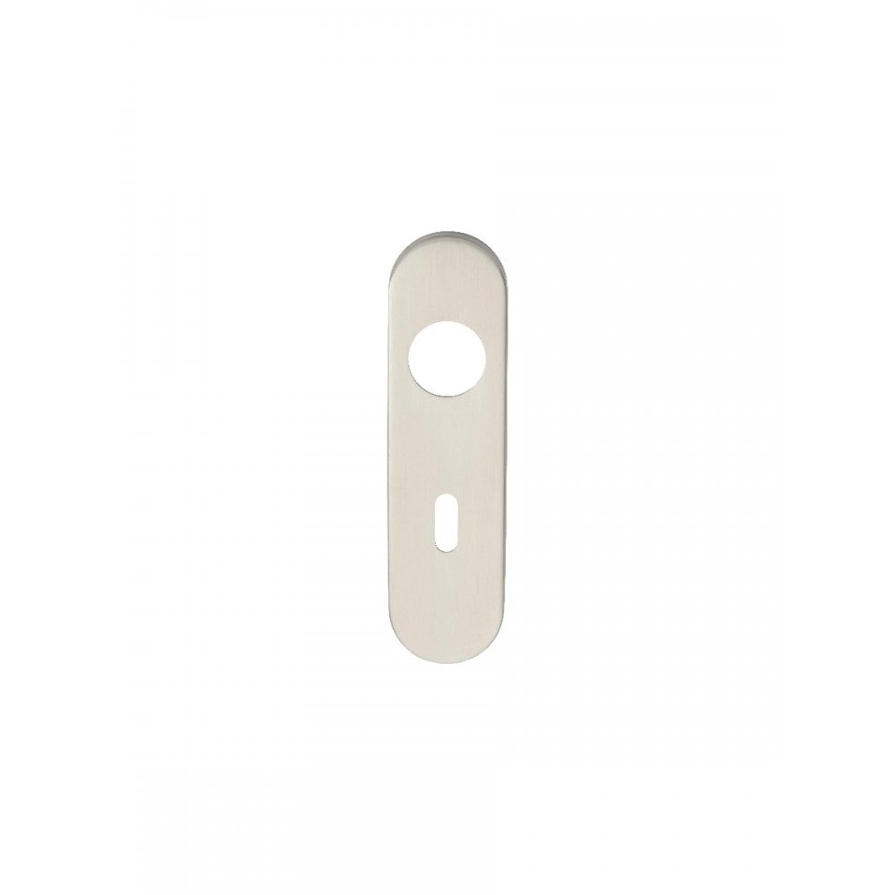 Carlisle Brass Cover Plates to Suit 304 Satin Stainless Steel Safety Lever and Straight Lever Backplate Radius Lever Key
