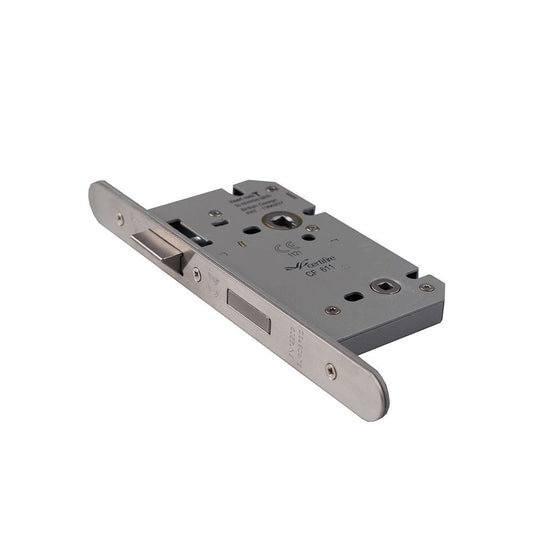 Carlisle Brass EASI-T Radius 60MM Bathroom Din Lock DLS7860WCSSS/R