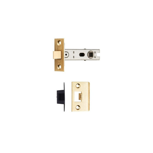 Carlisle Brass Electro Brassed Square Bolt Through Tubular Latch BTL