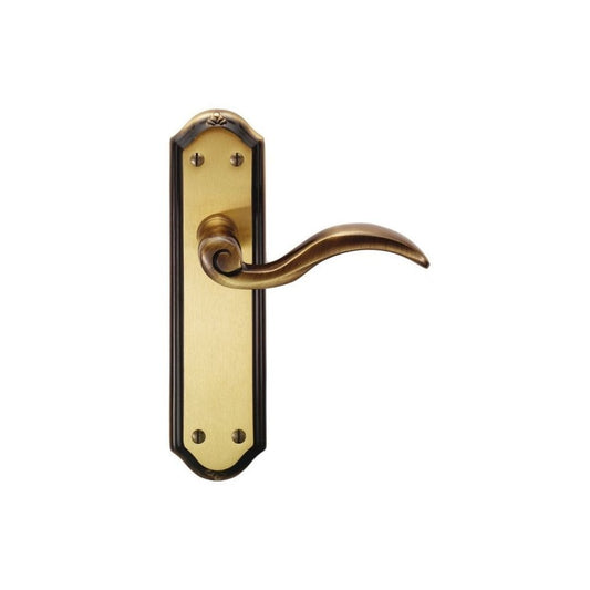 Carlisle Brass Florentine Bronze Latch Blister Pack Wentworth Lever on Backplate DL341FB/BP
