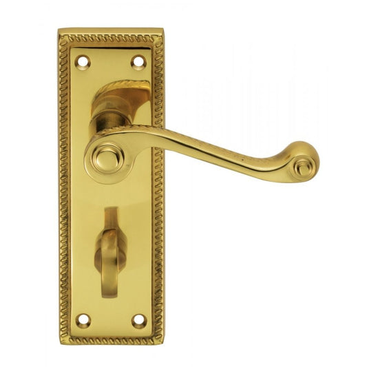 Carlisle Brass Georgian Lever on Backplate Contract Range Bathroom Boxed CBG1WC