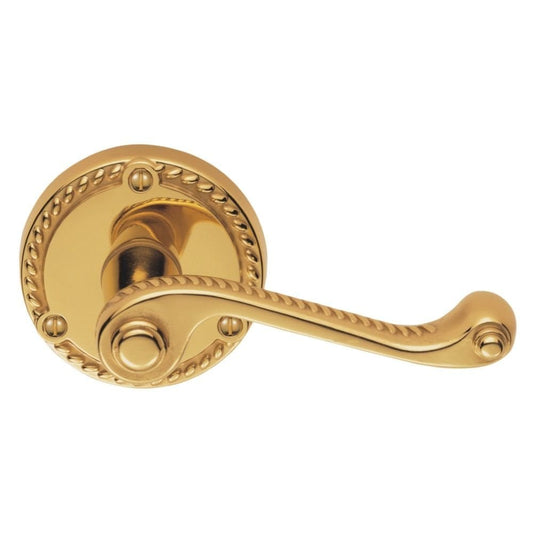 Carlisle Brass Georgian Lever on Round Rose FG3