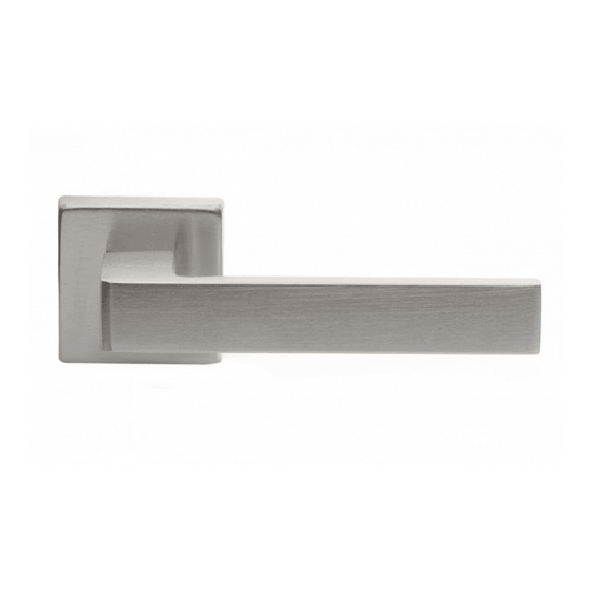 Carlisle Brass Manital TC5 Door Handle Set Satin Chrome On Square Rose