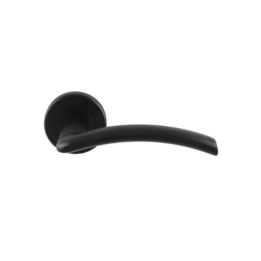 Carlisle Brass Matt Black Boxed Trenta Lever on Rose SZR030MB