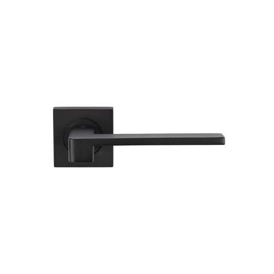 Carlisle Brass Matt Black Equi Lever on Square Rose Handle SZM370MB