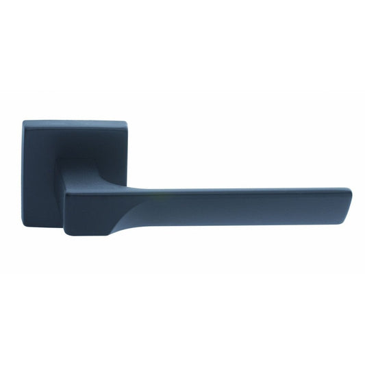 Carlisle Brass Matt Black Flash Lever on Square Rose FH5BLK