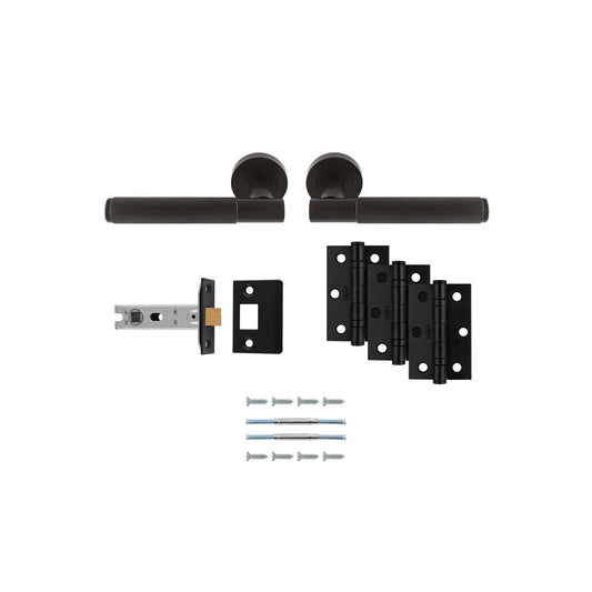 Carlisle Brass Matt Black Lagos Latch Pack UDP010MB/INTB