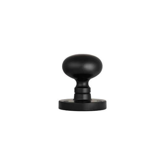 Carlisle Brass Matt Black Mushroom Mortice Knob M35MB