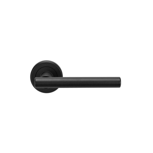 Carlisle Brass Matt Black Philadelphia Lever On Rose ZIN3121MB