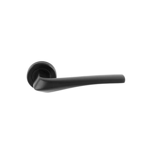 Carlisle Brass Matt Black Pronta Lever on Rose SZR120MB