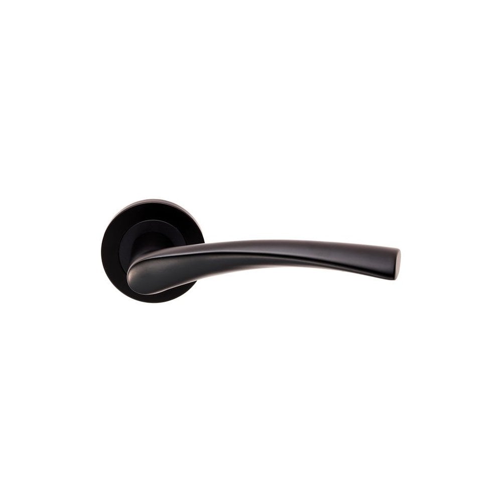 Carlisle Brass Matt Black SWL Breeze Lever on Rose SWL1121MB