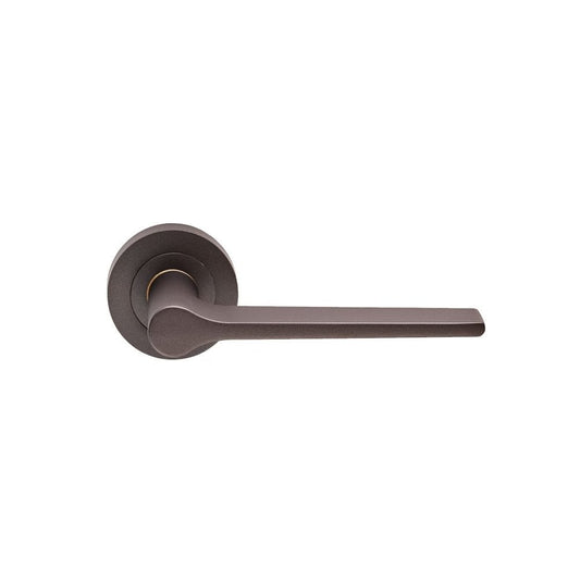 Carlisle Brass Matt Bronze Velino Lever On Round Rose EUL020MBRZ