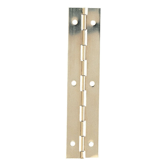 Carlisle Brass Nickel Plate Piano Hinges 38mmx1829mm (50 Pack) NPH3