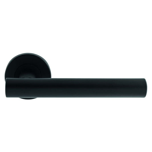Carlisle Brass Philadelphia Lever on Sprung Rose - Matt Black CSL1194MB